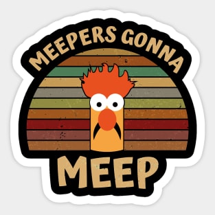 Muppet Show Meep Fozzies Fabulous Funnies Jokes For Every Occasion Sticker